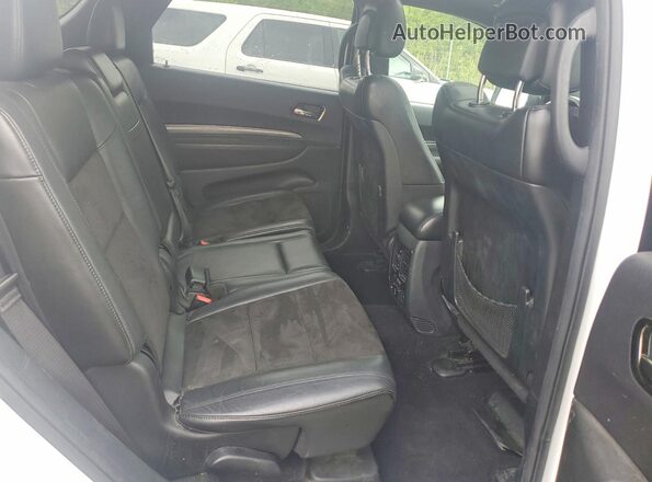 1C4SDJCT4LC124493 2020 DODGE DURANGO White Widok wnętrza z tyłu
