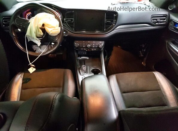 1C4SDJCT4MC644436 2021 DODGE DURANGO Gray Widok deski rozdzielczej