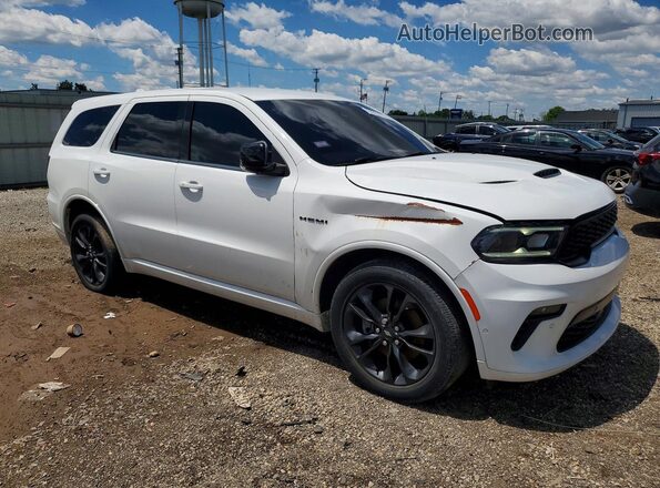 1C4SDJCT4MC885283 2021 DODGE DURANGO White Передня права чверть