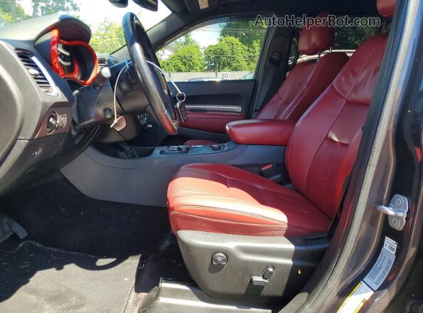 1C4SDJCT5GC440751 2016 DODGE DURANGO Gray Вид салону спереду