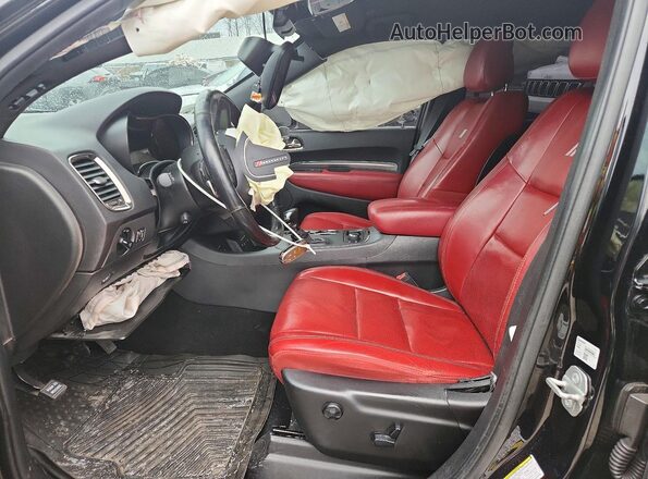1C4SDJCT5LC214705 2020 DODGE DURANGO Черный Вид салона спереди