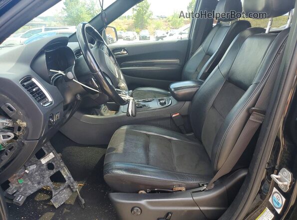 1C4SDJCT5LC324847 2020 DODGE DURANGO Black Front interior view