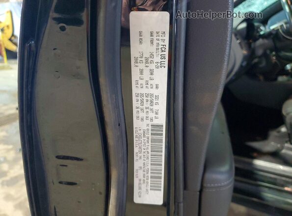 1C4SDJCT5LC407324 2020 DODGE DURANGO Black Вид наклейки з VIN-кодом