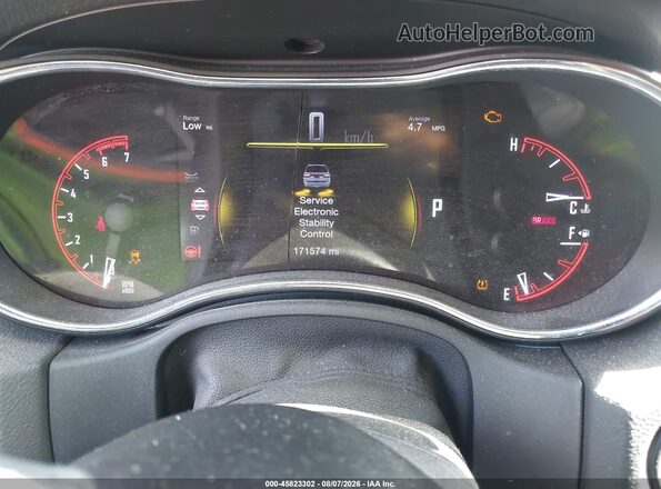 1C4SDJCT6GC485455 2016 DODGE DURANGO Black Հետևի նստատեղերի տեսք