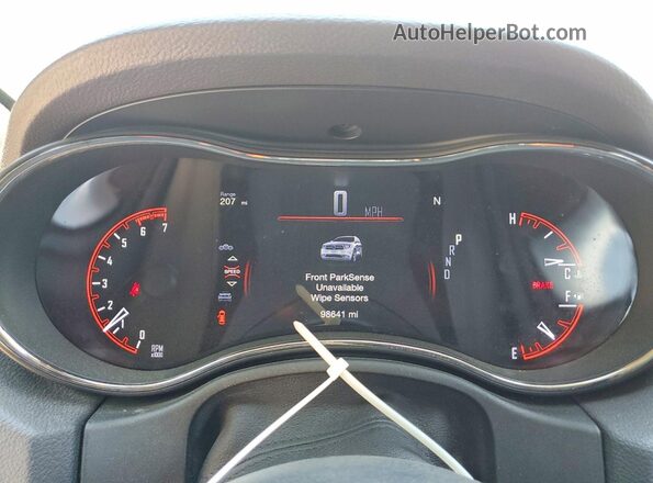 1C4SDJCT6JC452205 2018 DODGE DURANGO Gray Widok zestawu wskaźników