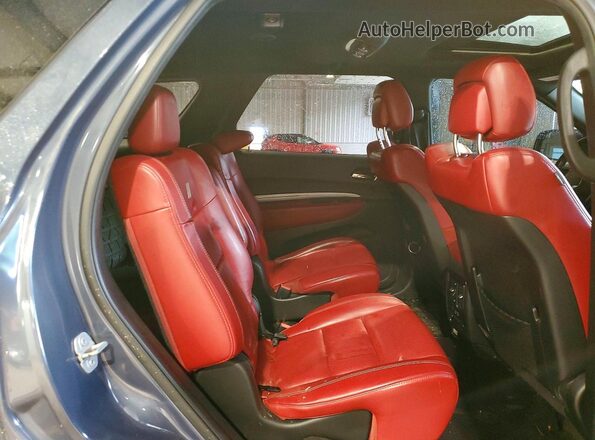 1C4SDJCT6KC777471 2019 DODGE DURANGO Blue უკანა სალონის ხედი