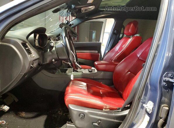 1C4SDJCT6KC777471 2019 DODGE DURANGO Blue წინა სალონის ხედი