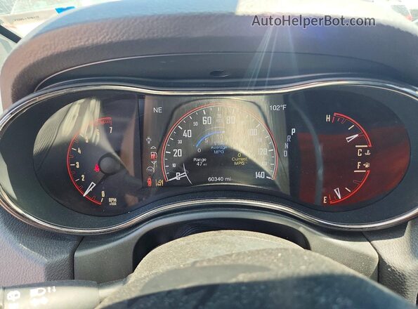 1C4SDJCT6LC248247 2020 DODGE DURANGO Blue Widok zestawu wskaźników