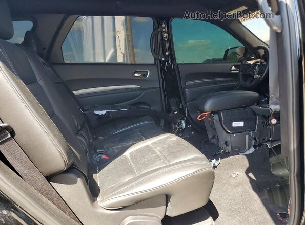 1C4SDJCT6LC261788 2020 DODGE DURANGO Black Rear interior view
