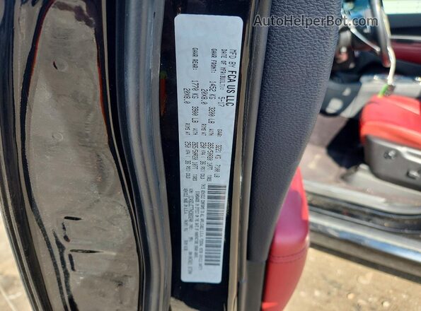 1C4SDJCT7HC893240 2017 DODGE DURANGO Black Widok naklejki z numerem VIN