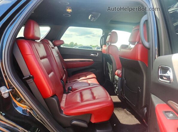 1C4SDJCT7HC893240 2017 DODGE DURANGO Black Widok wnętrza z tyłu