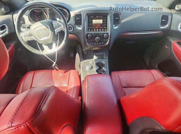 1C4SDJCT7HC893240 2017 DODGE DURANGO Black Widok deski rozdzielczej