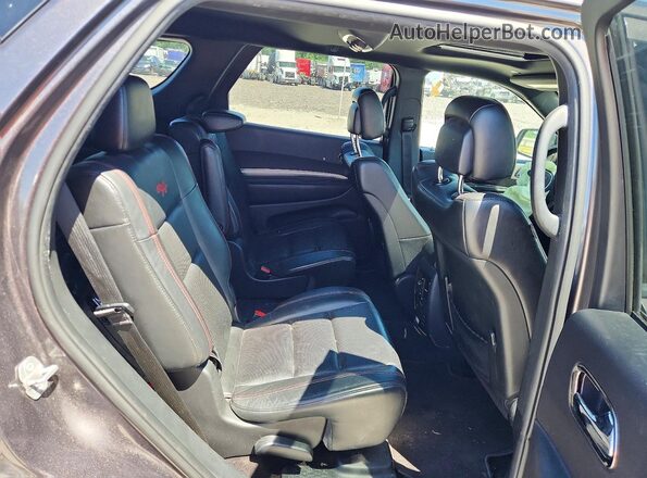 1C4SDJCT7JC498030 2018 DODGE DURANGO Черный Вид задней части салона