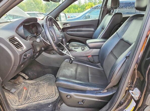 1C4SDJCT7KC722804 2019 DODGE DURANGO Black Front interior view