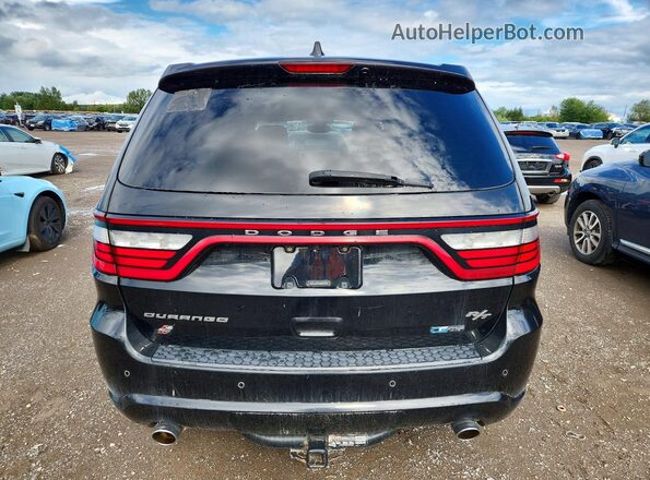 1C4SDJCT7KC722804 2019 DODGE DURANGO Black Rear view