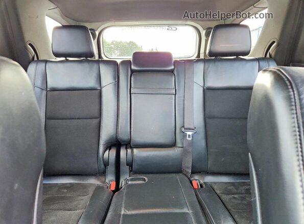 1C4SDJCT7KC722804 2019 DODGE DURANGO Black Rear seats view