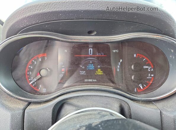1C4SDJCT7KC722804 2019 DODGE DURANGO Black Instrument cluster view
