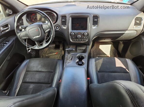 1C4SDJCT7KC722804 2019 DODGE DURANGO Black Dashboard view