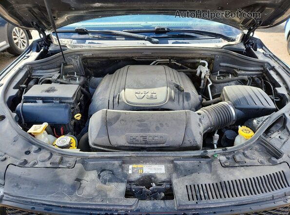 1C4SDJCT7KC722804 2019 DODGE DURANGO Black Engine compartment view
