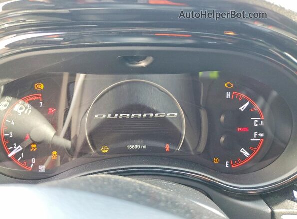 1C4SDJCT7SC523705 2025 DODGE DURANGO Gray Instrument cluster view