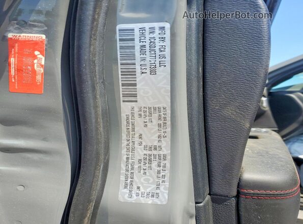 1C4SDJCT7TC173803 2026 DODGE DURANGO Gray Вид підкапотного простору