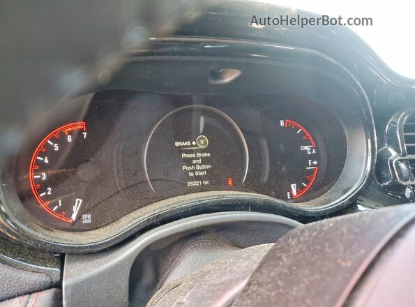 1C4SDJCT7TC173803 2026 DODGE DURANGO Gray Вид щитка приладів