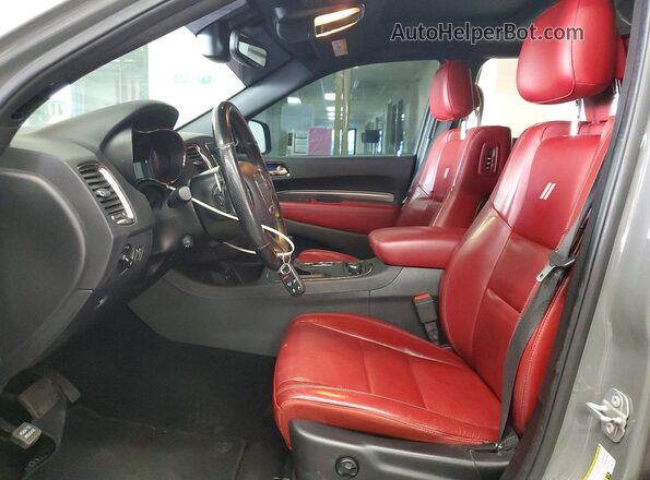 1C4SDJCT8KC769775 2019 DODGE DURANGO Gray Widok wnętrza z przodu