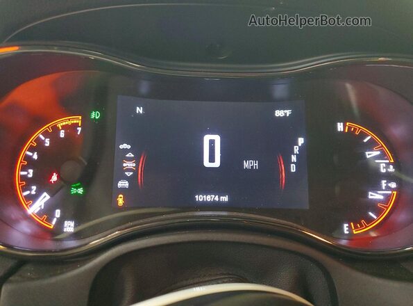1C4SDJCT8KC769775 2019 DODGE DURANGO Gray Widok zestawu wskaźników