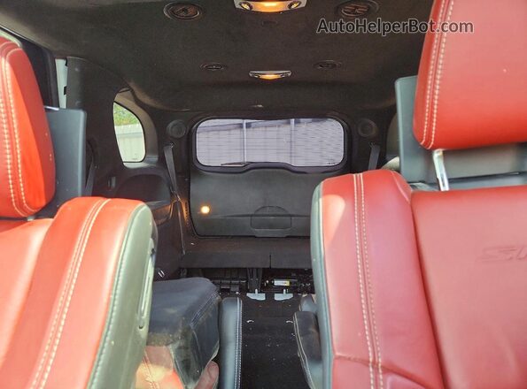 1C4SDJCT8LC120270 2020 DODGE DURANGO White Widok wnętrza z tyłu