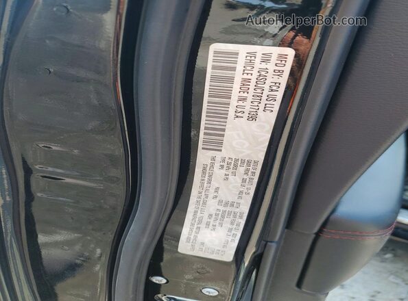 1C4SDJCT8TC171395 2026 DODGE DURANGO Black VIN კოდის სტიკერის ხედი