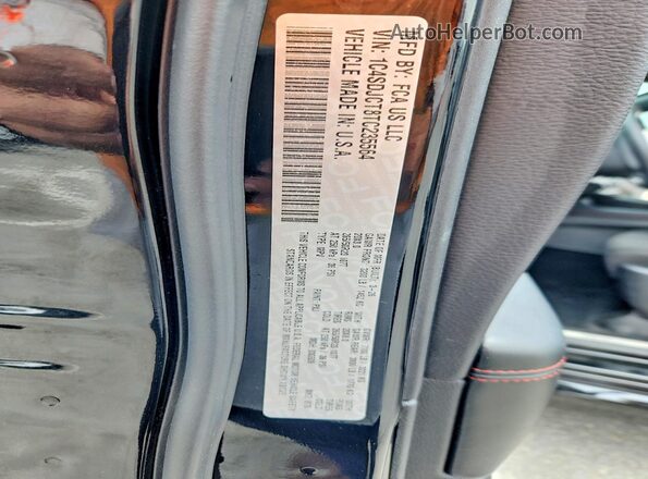 1C4SDJCT8TC235564 2026 DODGE DURANGO Black VIN կոդի պիտակի տեսք