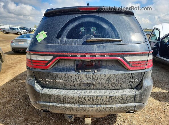 1C4SDJCT9GC385561 2016 DODGE DURANGO Black Widok z tyłu