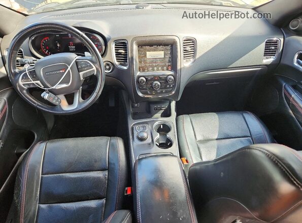 1C4SDJCT9GC385561 2016 DODGE DURANGO Black Widok deski rozdzielczej