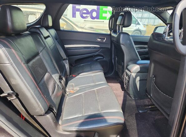 1C4SDJCT9GC385561 2016 DODGE DURANGO Black Widok wnętrza z tyłu