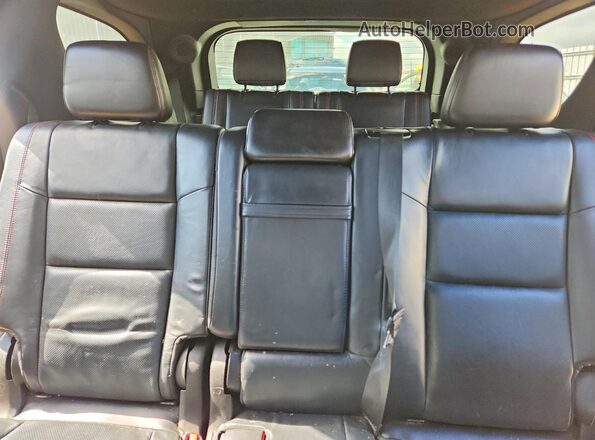 1C4SDJCT9GC385561 2016 DODGE DURANGO Black Widok tylnych siedzeń
