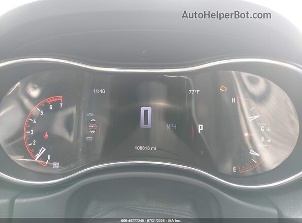 1C4SDJCT9HC883762 2017 DODGE DURANGO Gray უკანა სავარძლების ხედი