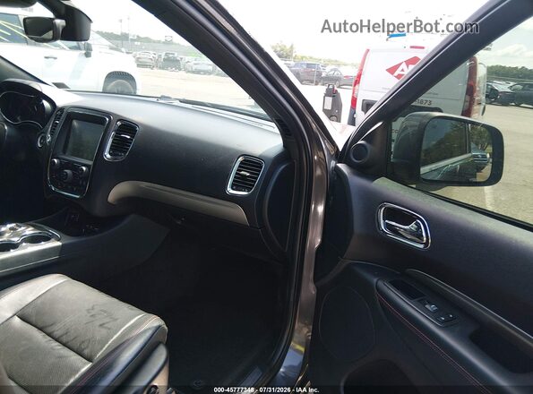1C4SDJCT9HC883762 2017 DODGE DURANGO Gray წინა სალონის ხედი