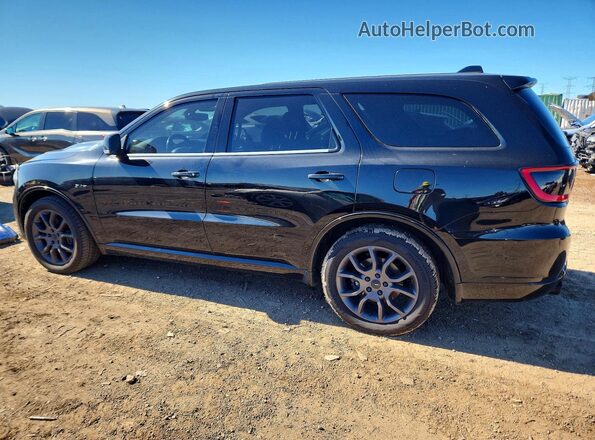1C4SDJCT9JC176070 2018 DODGE DURANGO Black Trasero izquierdo