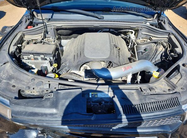 1C4SDJCT9JC176070 2018 DODGE DURANGO Black Vista del compartimento del motor
