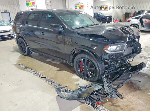 1C4SDJCT9JC248708 2018 DODGE DURANGO Black Przód prawy