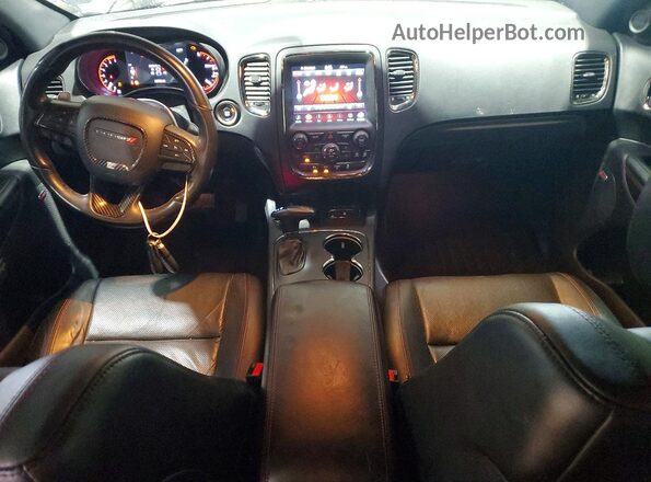 1C4SDJCT9JC248708 2018 DODGE DURANGO Black Widok deski rozdzielczej