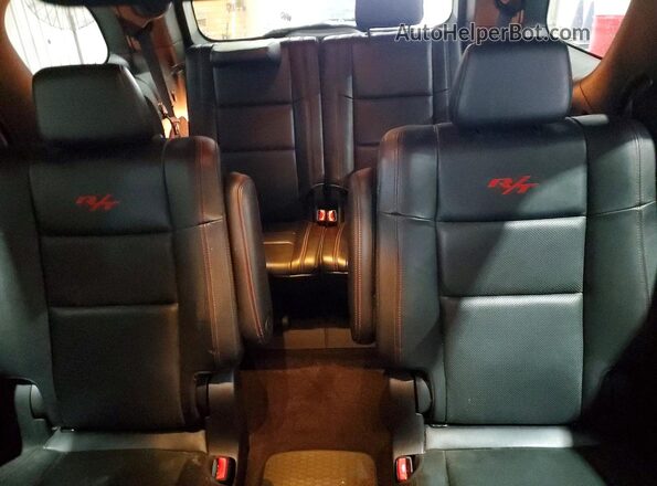 1C4SDJCT9JC248708 2018 DODGE DURANGO Black Widok tylnych siedzeń