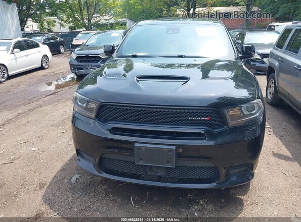 1C4SDJCT9JC372221 2018 DODGE DURANGO Black Դիմացի տեսք