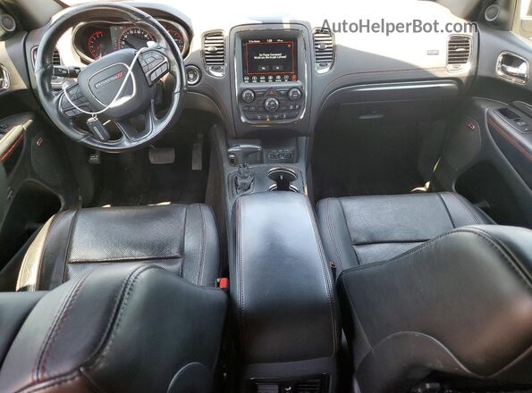 1C4SDJCT9JC415200 2018 DODGE DURANGO Black Вид панелі приладів