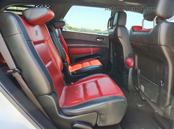 1C4SDJCT9NC100449 2022 DODGE DURANGO Белый Вид задней части салона
