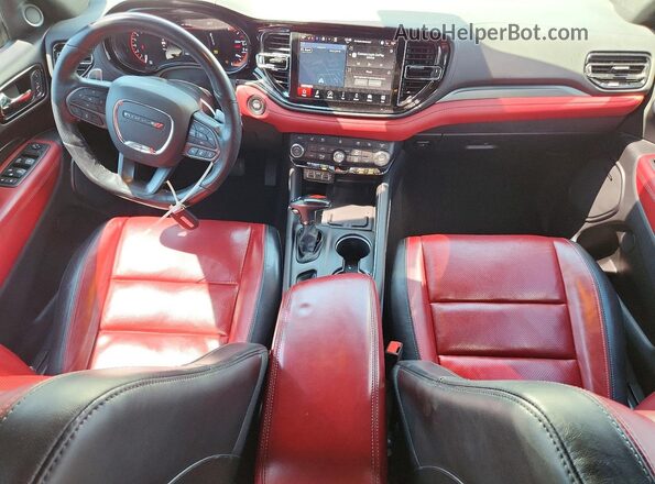 1C4SDJCT9NC100449 2022 DODGE DURANGO Белый Вид панели приборов