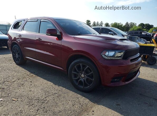 1C4SDJCTXJC187188 2018 DODGE DURANGO Maroon Առջևի աջ