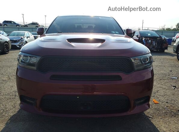 1C4SDJCTXJC187188 2018 DODGE DURANGO Maroon Դիմացի տեսք