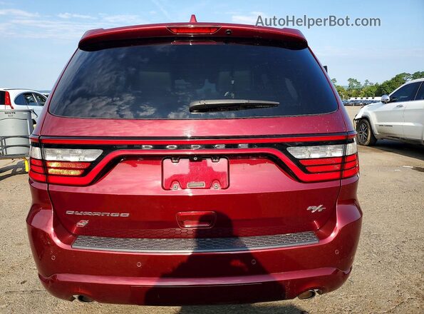 1C4SDJCTXJC187188 2018 DODGE DURANGO Maroon Հետևի տեսք