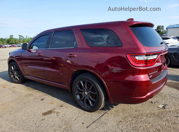 1C4SDJCTXJC187188 2018 DODGE DURANGO Maroon Հետևի ձախ